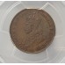 AUSTRALIA 1923 . HALF 1/2  PENNY . PCGS GENUINE